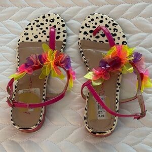 Betsey Johnson Colorful Floral sandals